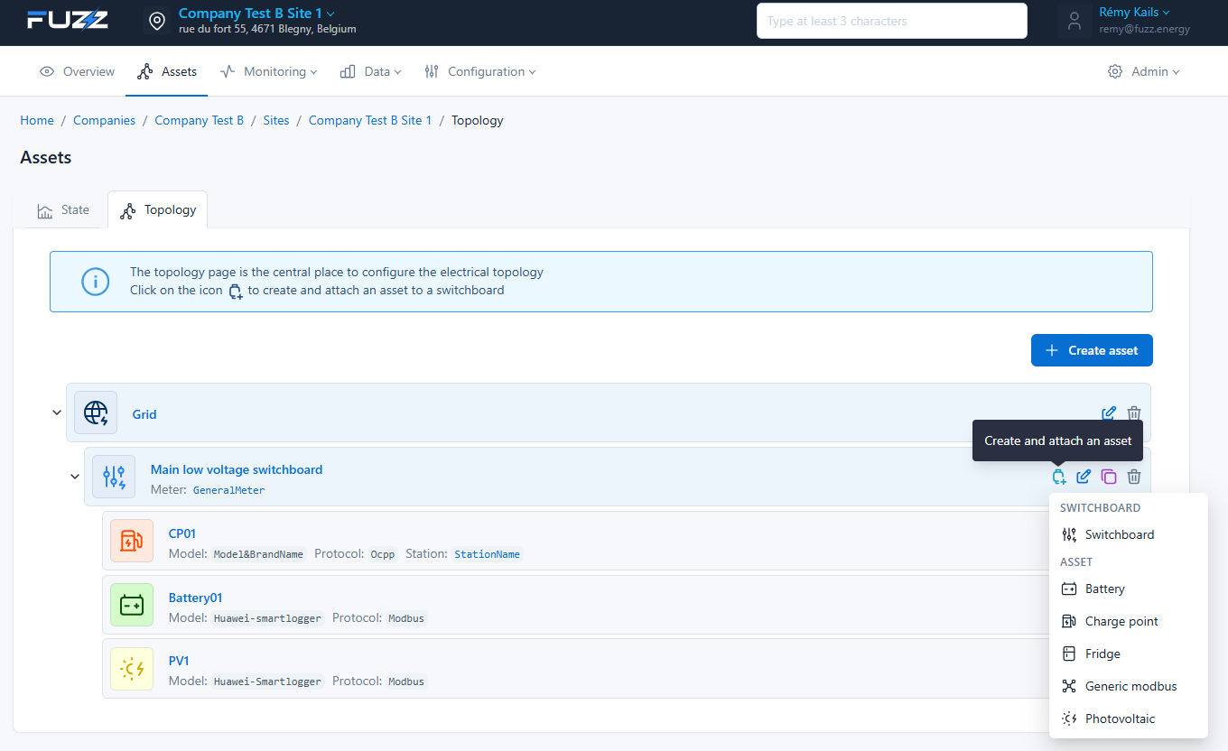 Adding a new asset to the site